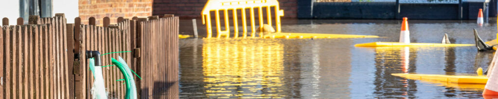 Flooded street