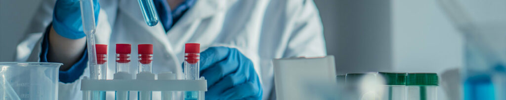Laboratory test tubes